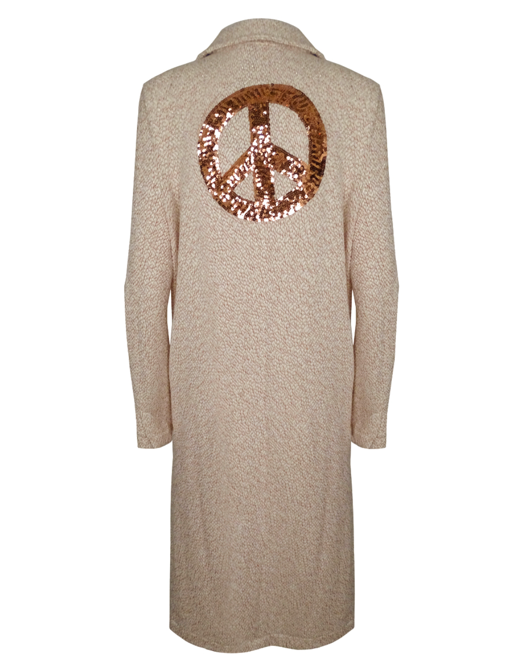 Miss Goodlife Mantel Bird&Cage aus Strick