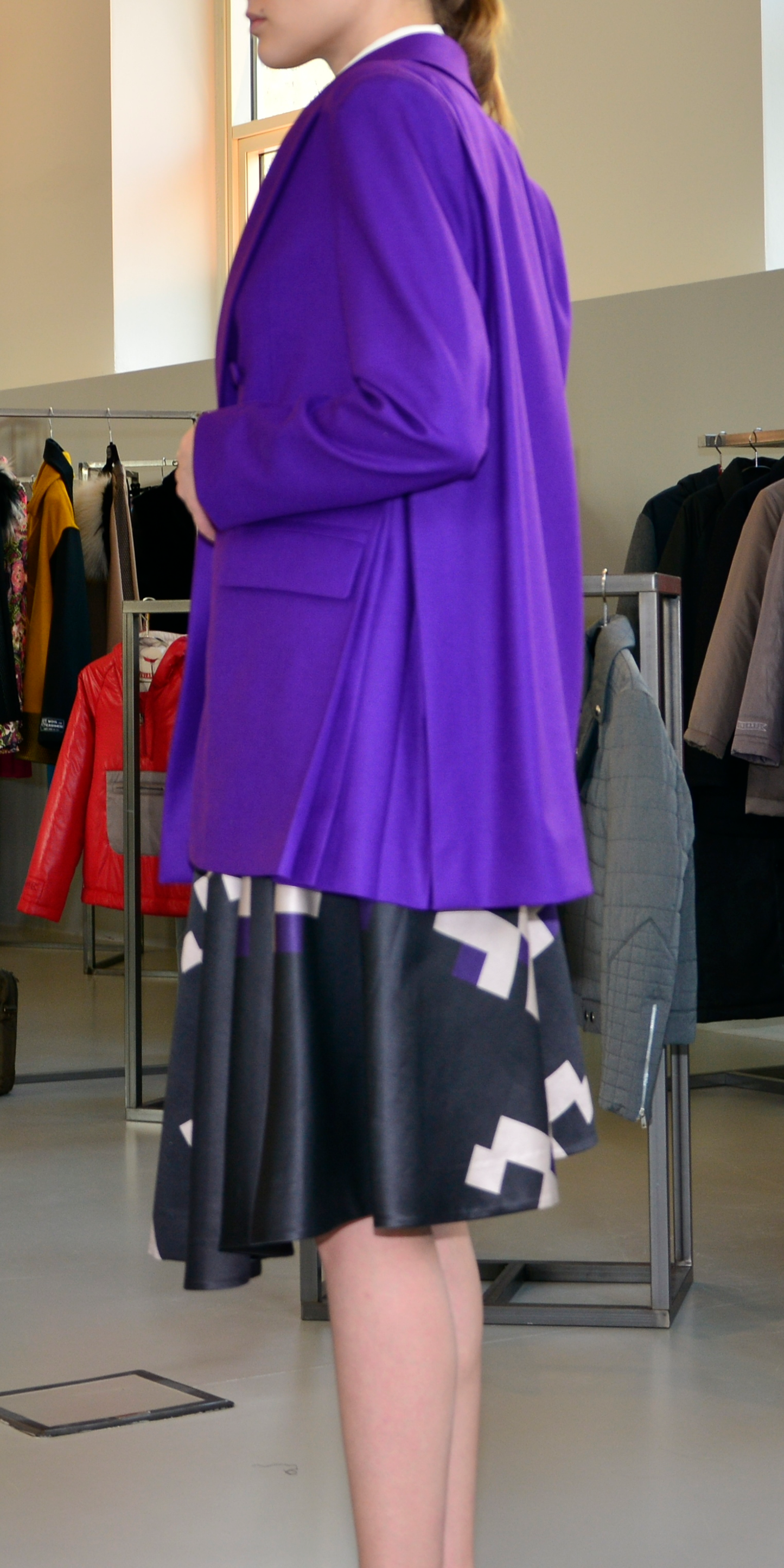 Oversize Blazer in purple