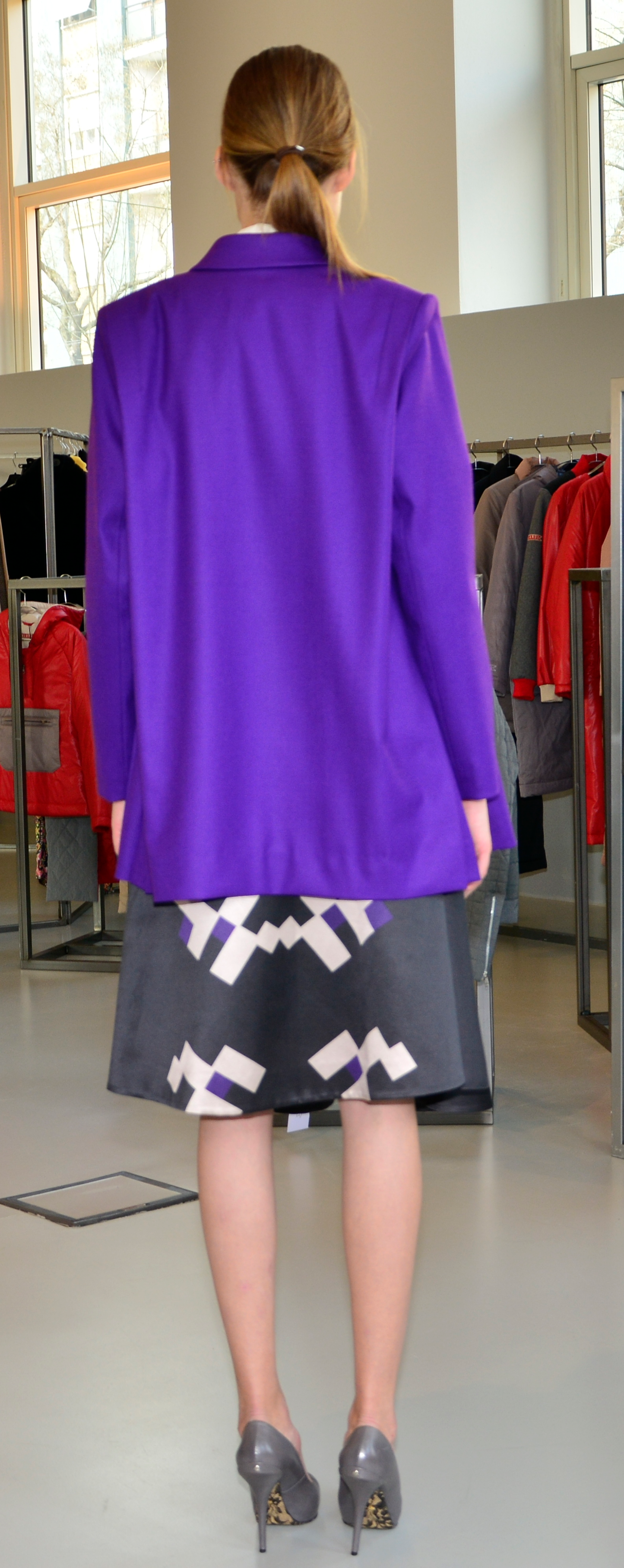 Oversize Blazer in purple